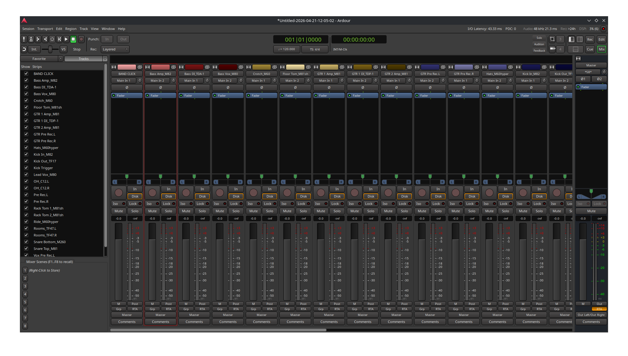 Mix in Ardour without fighting the software